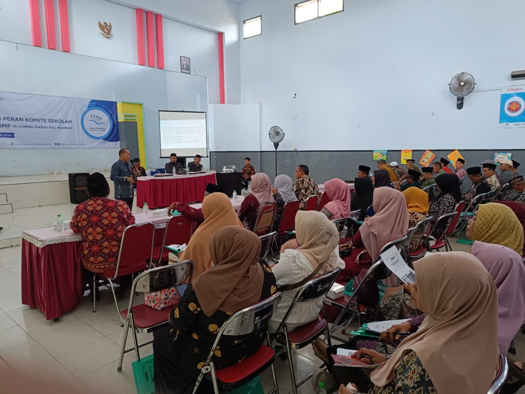 Dewan Pendidikan Lumajang Kembali Gelar Workshop Peningkatan Komite Sekolah di Korwil Dikbud Kec. Pasirian